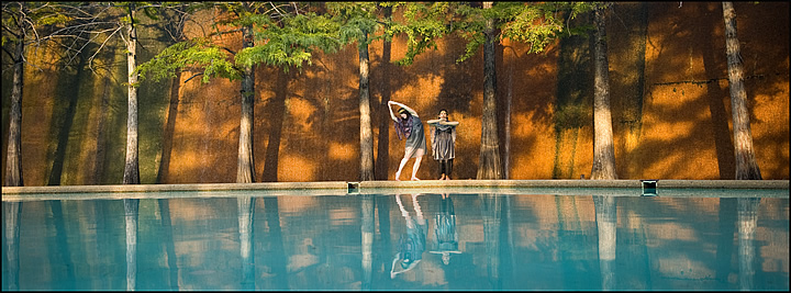 Wide Shot at Pool